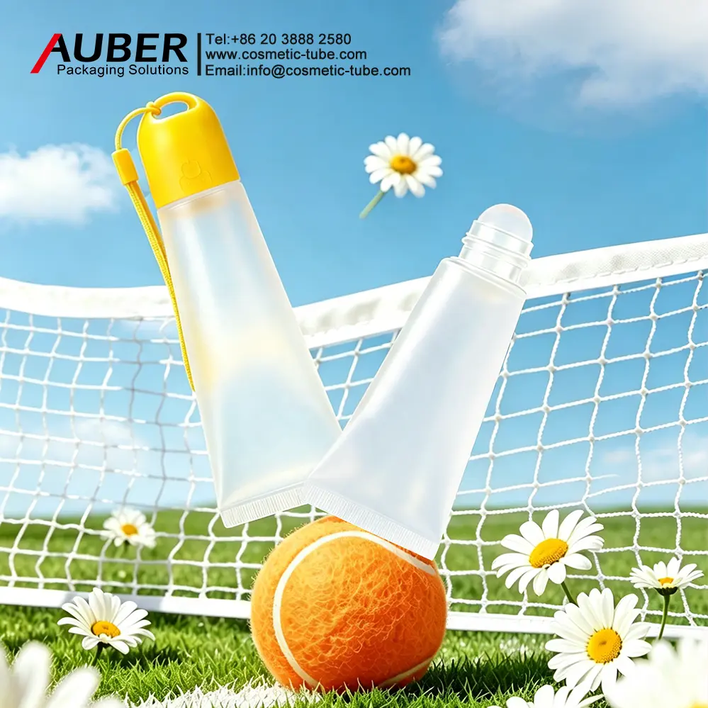 Auber deodorant roll-on tube packaging